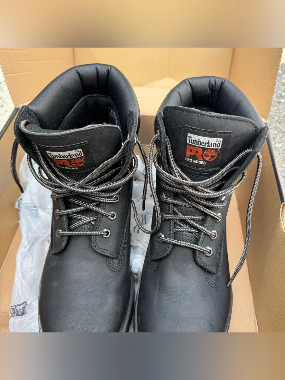 Timberland PRO 6IN Direct Attach Work Boots Men's 9.5 Soft Toe Insulated Black
